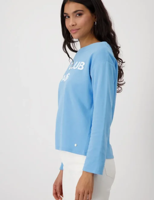 Monari t-shirts 409150 Blauw Fashion