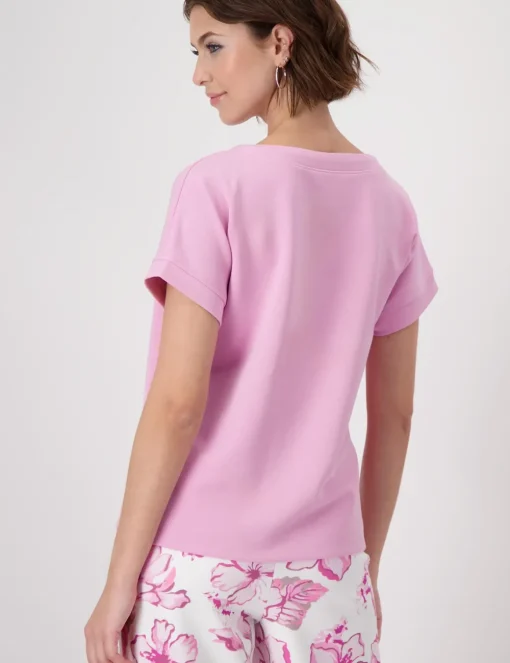 Monari t-shirts 409363 Roze Fashion
