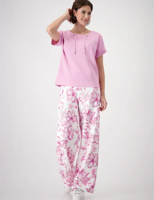 Monari t-shirts 409363 Roze Fashion