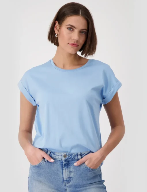 Monari t-shirts 409521 Donker Blauw Discount