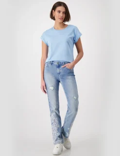 Monari t-shirts 409521 Donker Blauw Discount