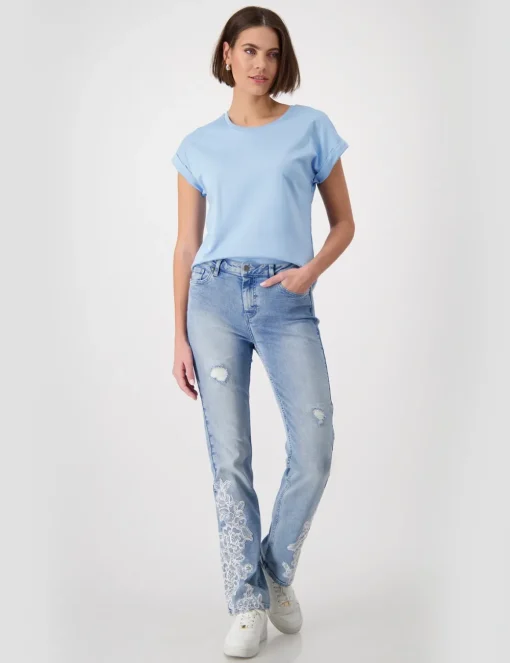 Monari t-shirts 409521 Donker Blauw Discount