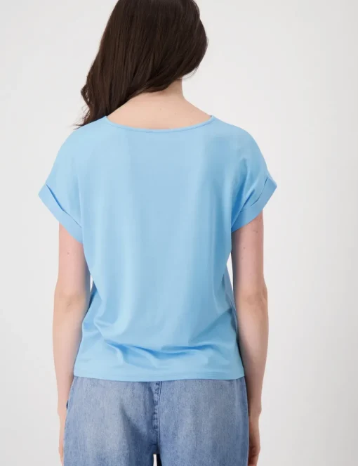 Monari t-shirts 409546 Donker Blauw Best