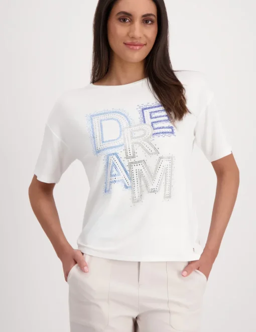 Monari t-shirts 409428 Offwhite Best