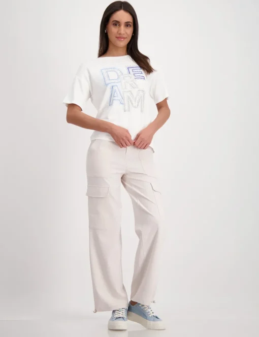 Monari t-shirts 409428 Offwhite Best