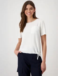 Monari t-shirts 409336 Ecru Online