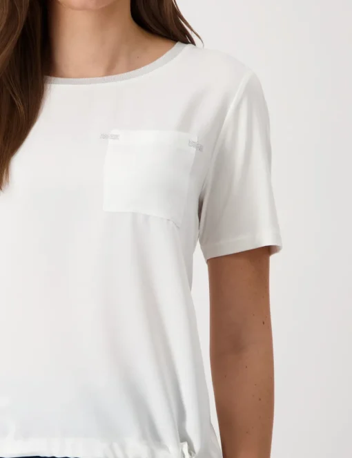 Monari t-shirts 409336 Ecru Online