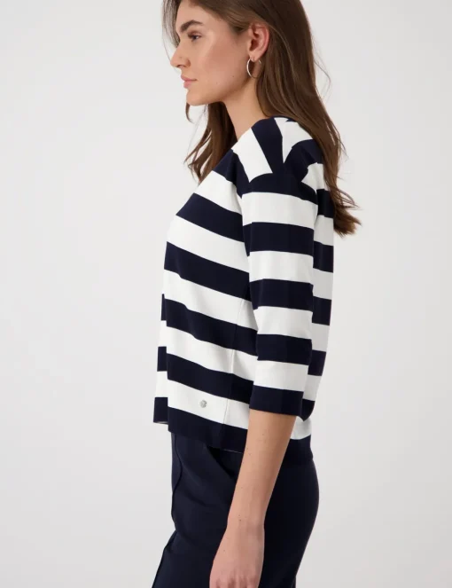 Monari t-shirts 409337 Donker Blauw Online