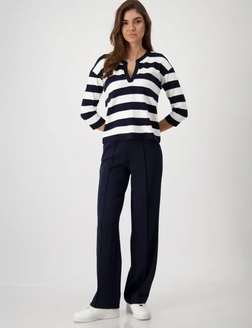 Monari t-shirts 409337 Donker Blauw Online
