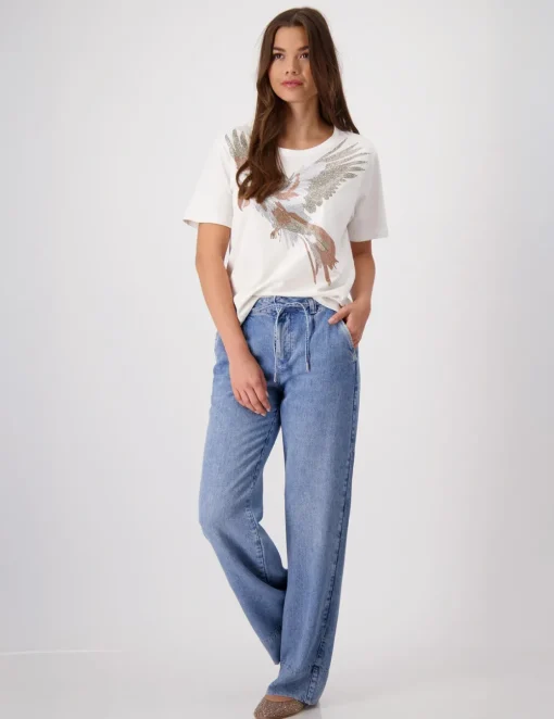 Monari t-shirts 409506 Offwhite New