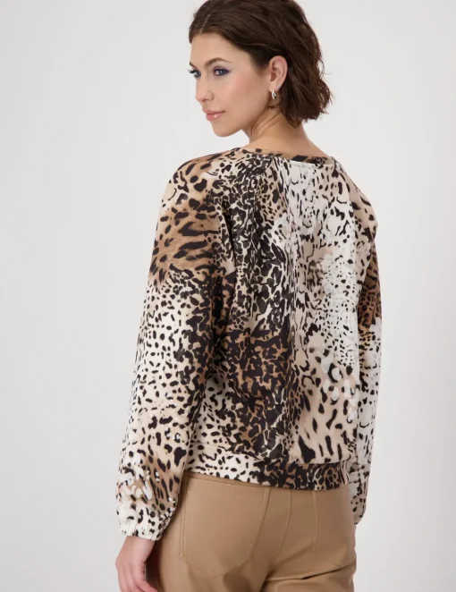 Monari t-shirts 409421 Beige Fashion