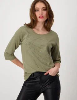 Monari t-shirts 808096 Groen Discount