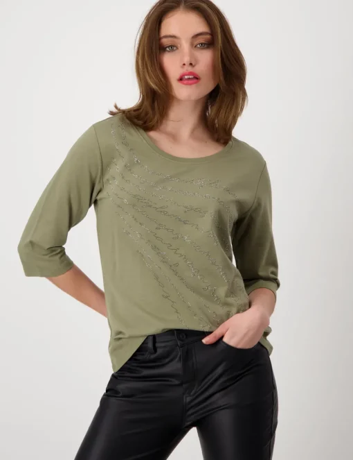 Monari t-shirts 808096 Groen Discount