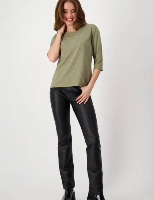 Monari t-shirts 808096 Groen Discount