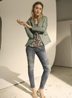 Mos Mosh blazer MARY-KNIGHT-BLAZE Petrol New