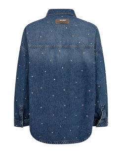 Mos Mosh blouse 170200 Licht Blauw Clearance