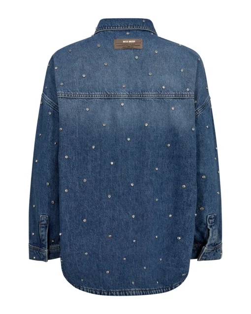 Mos Mosh blouse 170200 Licht Blauw Clearance
