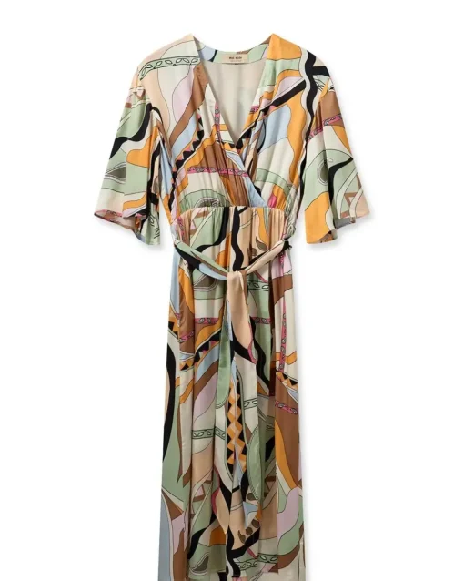 Mos Mosh jurk 159460 Groen Sale