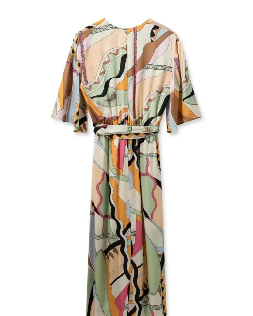 Mos Mosh jurk 159460 Groen Sale