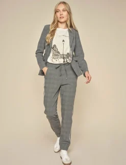 Mos Mosh pantalons 165020 Grijs Melange Sale