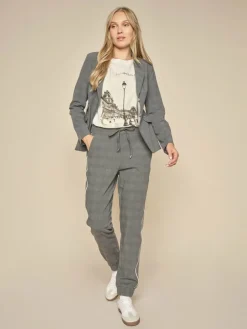 Mos Mosh pantalons 165020 Grijs Melange Sale