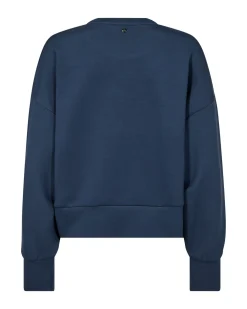 Mos Mosh sweater 168550 Donker Blauw Sale