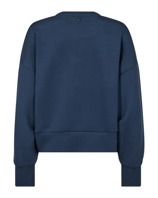 Mos Mosh sweater 168550 Donker Blauw Sale