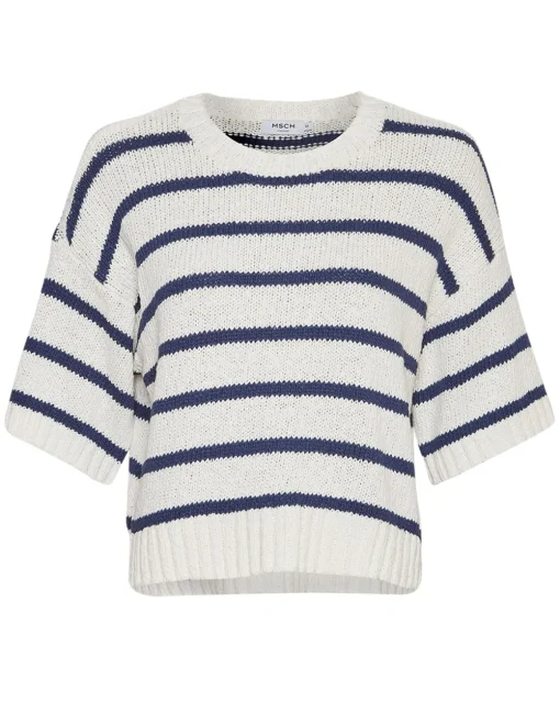 MSCH Copenhagen v-hals trui 18299 Multicolor Discount