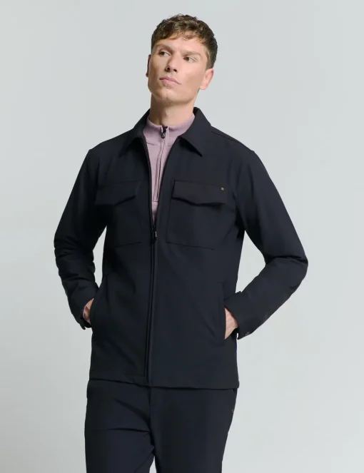 No Excess casual overhemd 27510104 Donker Blauw Best