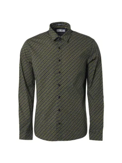 No Excess casual overhemd 21450836 Olijf groen Sale