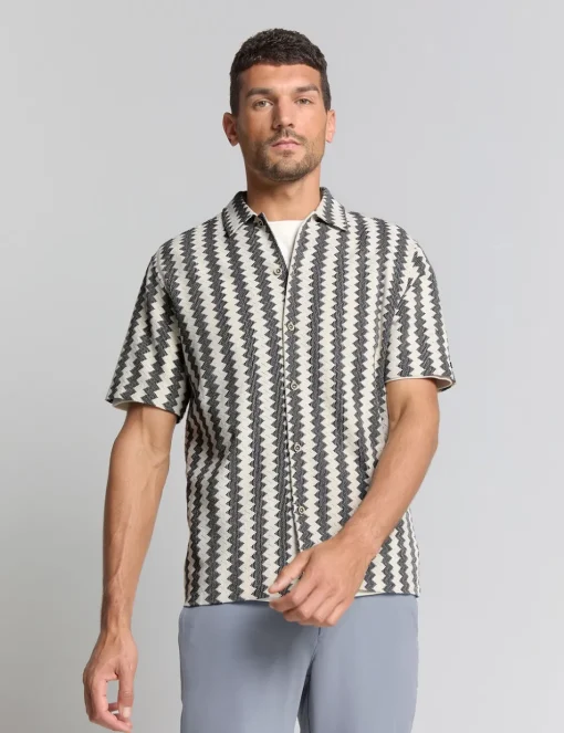 No Excess casual overhemd 28490488 Wit Discount
