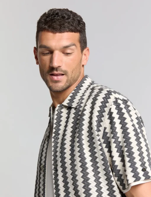 No Excess casual overhemd 28490488 Wit Discount
