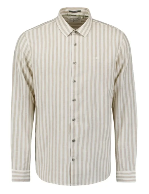 No Excess casual overhemd 27470224SN Wit/Beige Clearance
