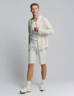 No Excess casual overhemd 27470224SN Wit/Beige Clearance