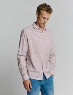 No Excess casual overhemd 27400209 Oud Roze Sale