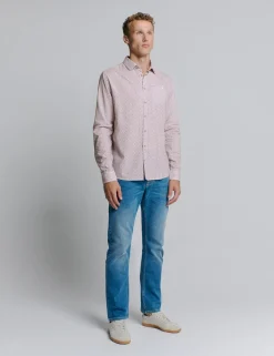 No Excess casual overhemd 27400209 Oud Roze Sale