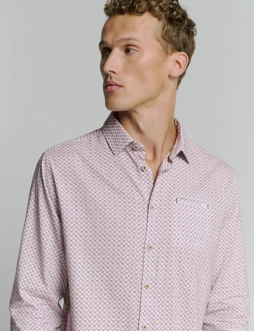 No Excess casual overhemd 27400209 Oud Roze Sale