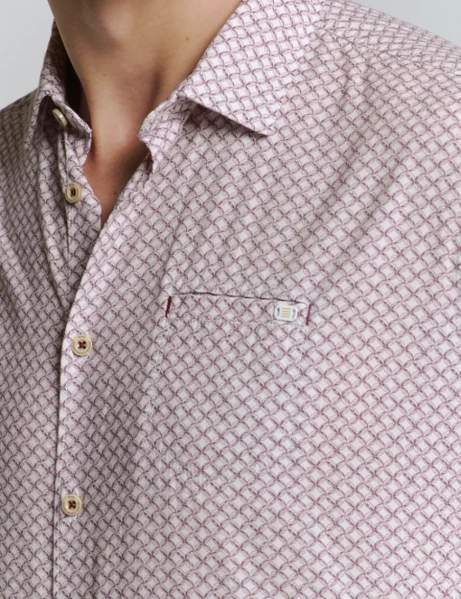 No Excess casual overhemd 27400209 Oud Roze Sale
