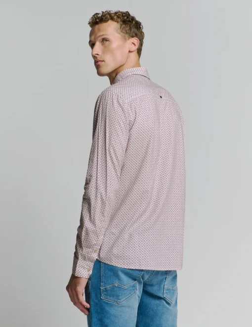 No Excess casual overhemd 27400209 Oud Roze Sale