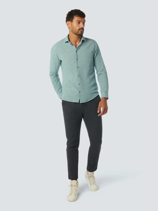 No Excess linnen overhemd 23450215 Marine Discount