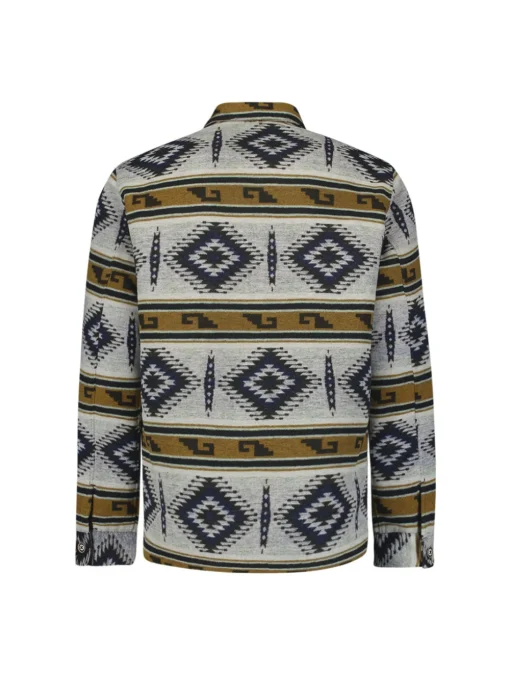 No Excess overshirt 25510909 Grijs Melange Hot
