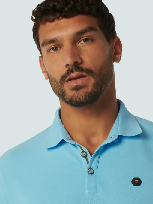 No Excess polo's Tailored Fit 23380101SN Aqua Discount