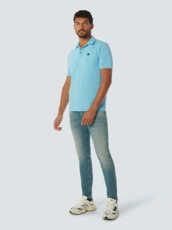No Excess polo's Tailored Fit 23380101SN Aqua Discount