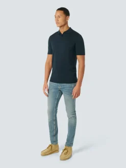 No Excess polo's Tailored Fit 23210286 Donker Blauw Online
