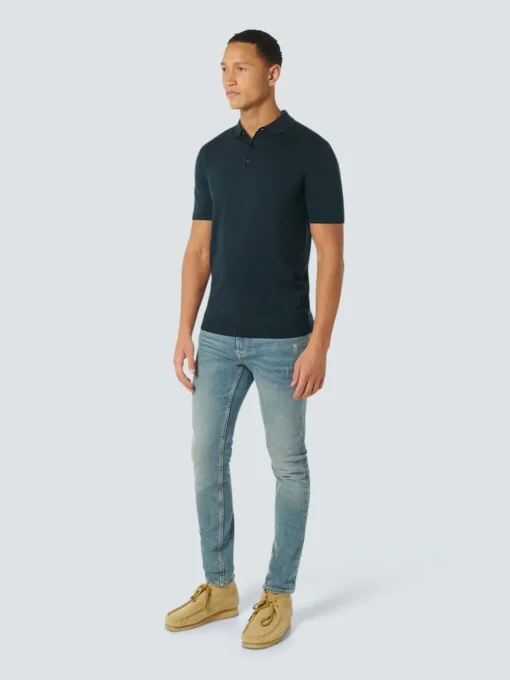 No Excess polo's Tailored Fit 23210286 Donker Blauw Online