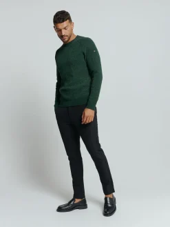 No Excess ronde hals trui 25210917 Groen Discount