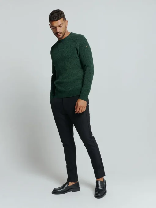 No Excess ronde hals trui 25210917 Groen Discount