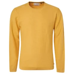 No Excess ronde hals trui Slim Fit 94231109 Geel Sale