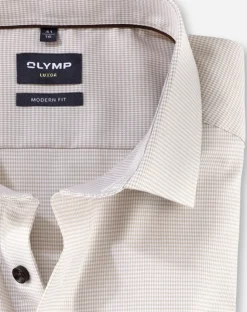 OLYMP business overhemd 120864 Naturel Sale