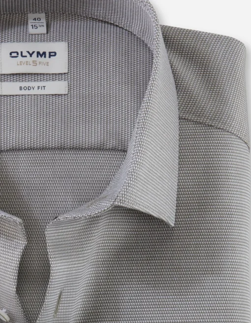OLYMP business overhemd 214774 Olijf groen Discount